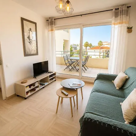 Apartment Les Pins Bleus, T2, 4p, Ac, Pk, Et Piscine